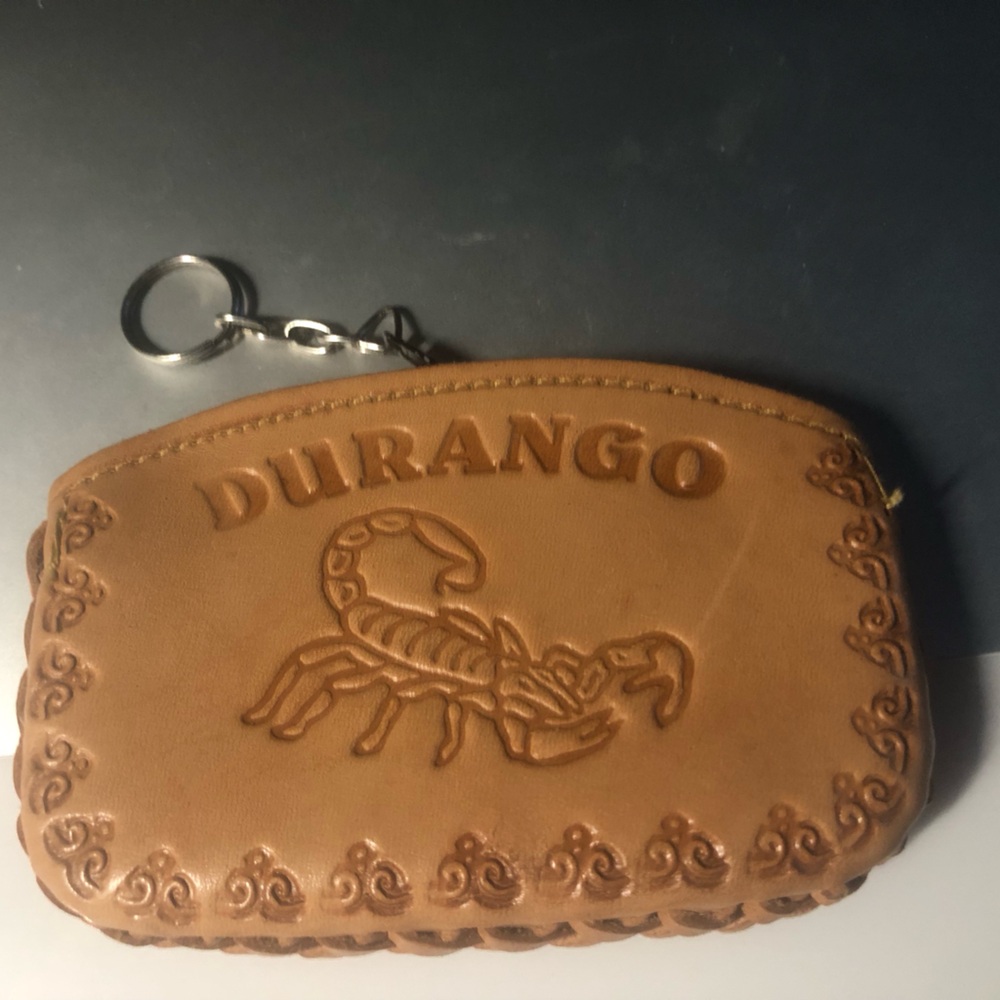 🇲🇽Durango Tan Leather Coin Purse with Scorpion Design-$15 or $13 w/offer